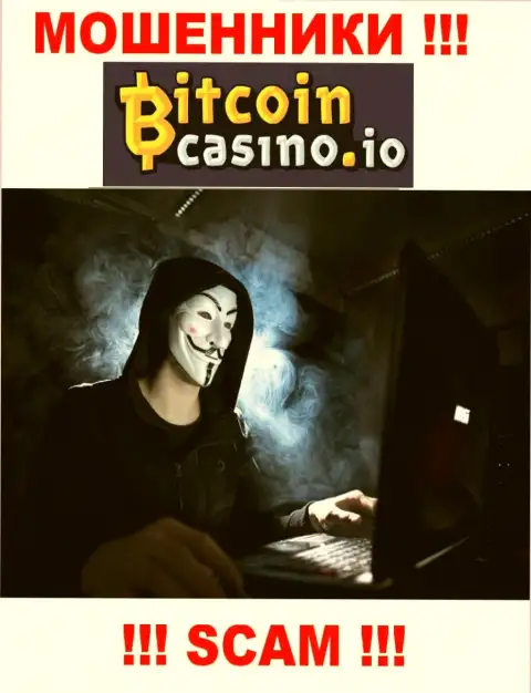Данных о лицах, руководящих Bitcoin Casino в инете отыскать не удалось