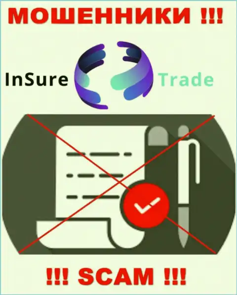 Верить InSure-Trade Io не рекомендуем !!! На своем web-сервисе не предоставили лицензию на осуществление деятельности