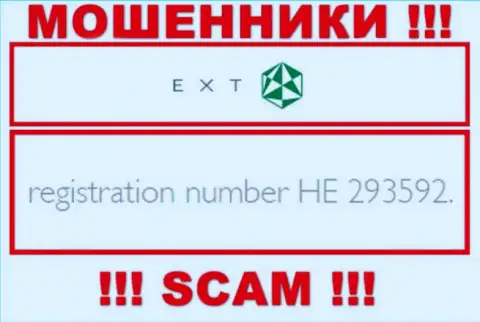 Регистрационный номер EXT - HE 293592 от утраты денег не спасет