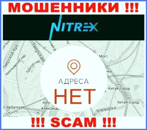 Nitrex не показали сведения о адресе компании, будьте очень осторожны с ними