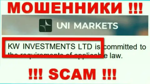 Владельцами KW Investments Ltd оказалась контора - КВ Инвестментс Лтд