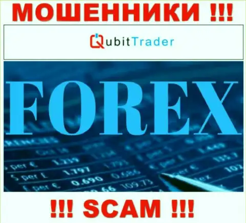 Основная деятельность Qubit Trader - это Forex, будьте крайне осторожны, действуют неправомерно