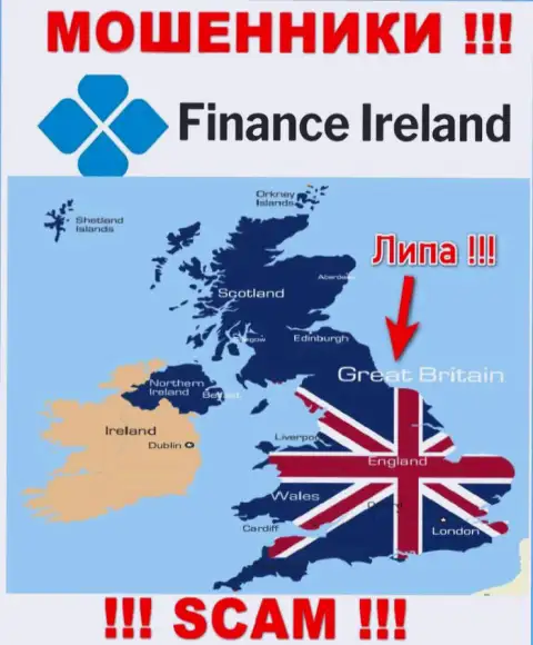 Мошенники Finance-Ireland Com не размещают достоверную информацию относительно своей юрисдикции