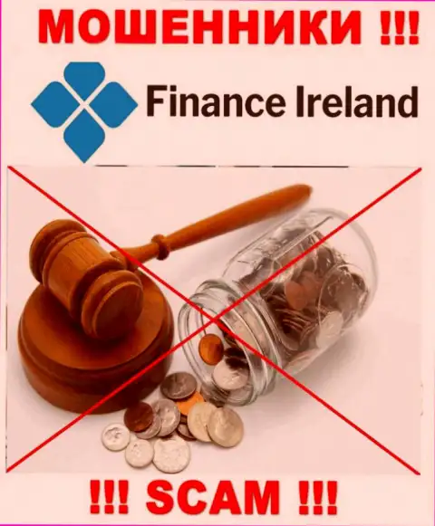 По той причине, что у Finance Ireland нет регулятора, работа этих интернет-мошенников противозаконна