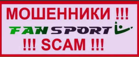 Логотип МОШЕННИКА Фан-Спорт Ком