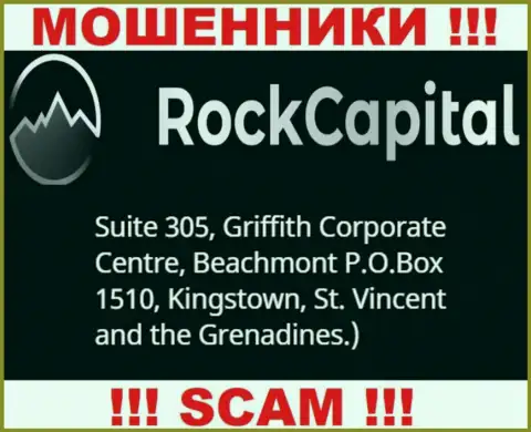 За грабеж людей internet-мошенникам РокКапитал Ио ничего не будет, ведь они пустили корни в офшоре: Suite 305 Griffith Corporate Centre, Kingstown, P.O. Box 1510 Beachmout Kingstown, St. Vincent and the Grenadines