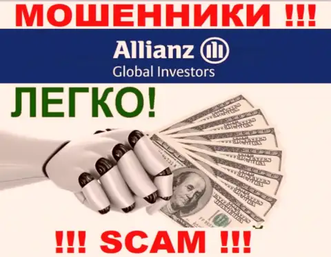 С конторой Allianz Global Investors заработать не получится, затащат к себе в контору и ограбят подчистую