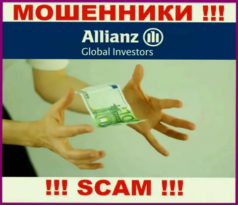 В дилинговой организации Allianz Global Investors требуют погасить дополнительно комиссию за возврат депозитов - не поведитесь