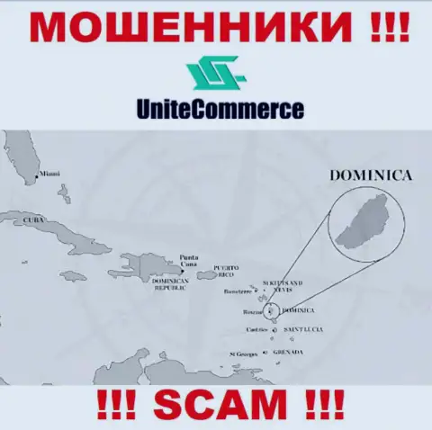 Unite Commerce пустили свои корни в офшоре, на территории - Содружества Доминики