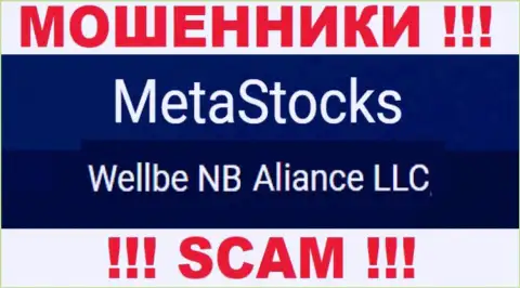 Юридическое лицо интернет-мошенников МетаСтокс Ко Ук - это Wellbe NB Aliance LLC