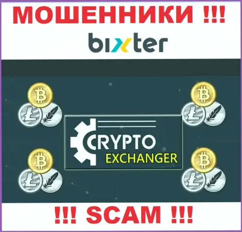 Бикстер - это типичные интернет-обманщики, вид деятельности которых - Криптовалютный обменник