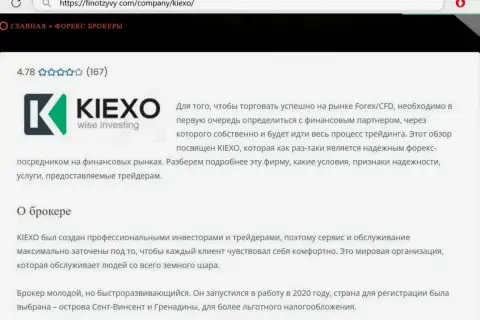 Основная информация о организации Киексо на сайте finotzyvy com